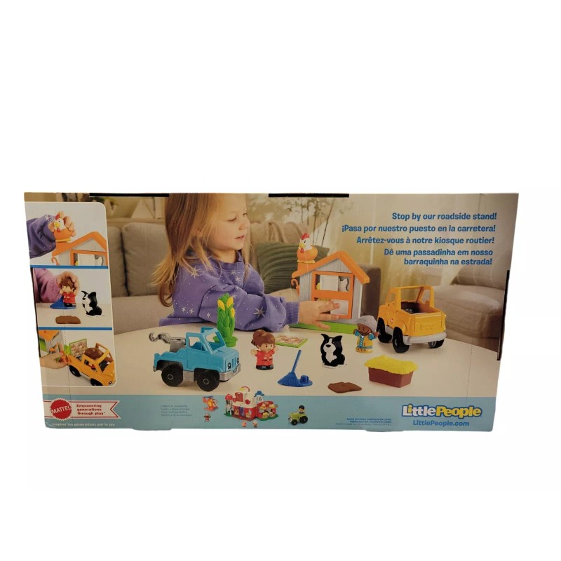 Fisher-Price Little people Hard at Work Gift Set New