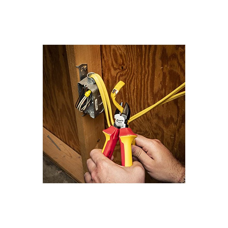 SATA ST70233ST VDE Insulated Side Cutters 190 mm/7 Inch with