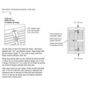 Prime-Line N 72738 Bi-Fold Door Non-Mortise Hinge, Matte Black, 2