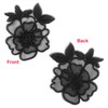 Qililandiy Black Mixed Style Embroidery Lace Flower and Butterfly Patches