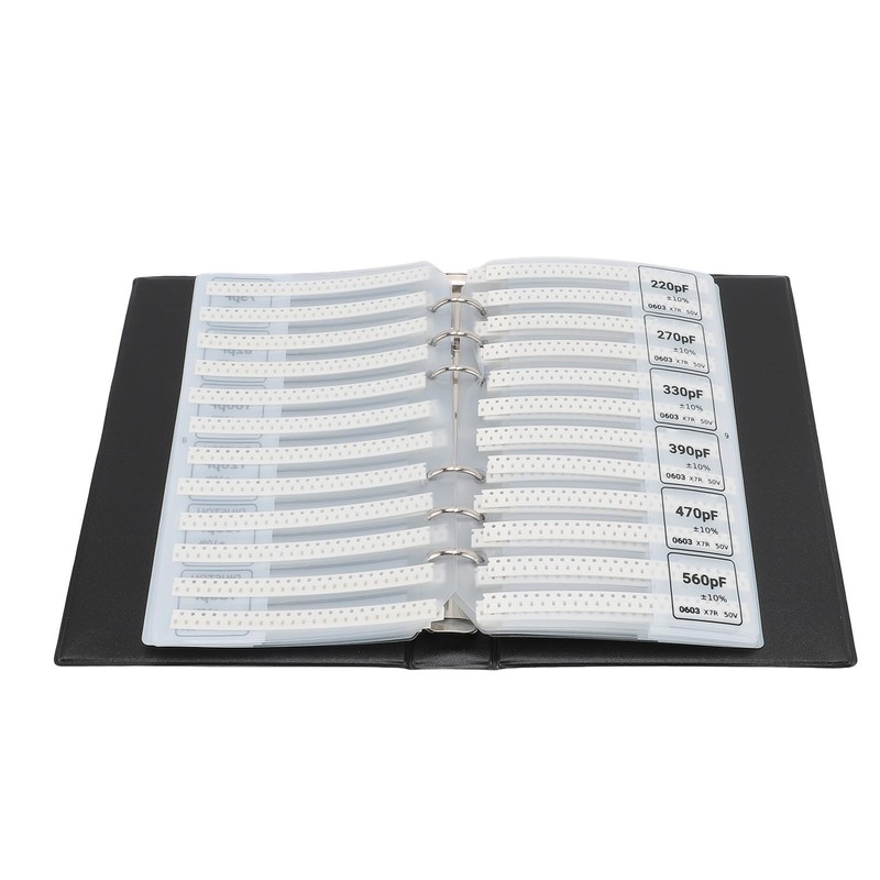 0603 Capacitor Kit - 84 Values Sample Book for Electronic