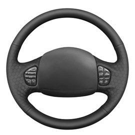 MEWANT Steering Wheel Cover Compatible with Excursion 2002-2005 F-250 F-350 F-450 F-550 2003-2007 Hive Microfiber Leather