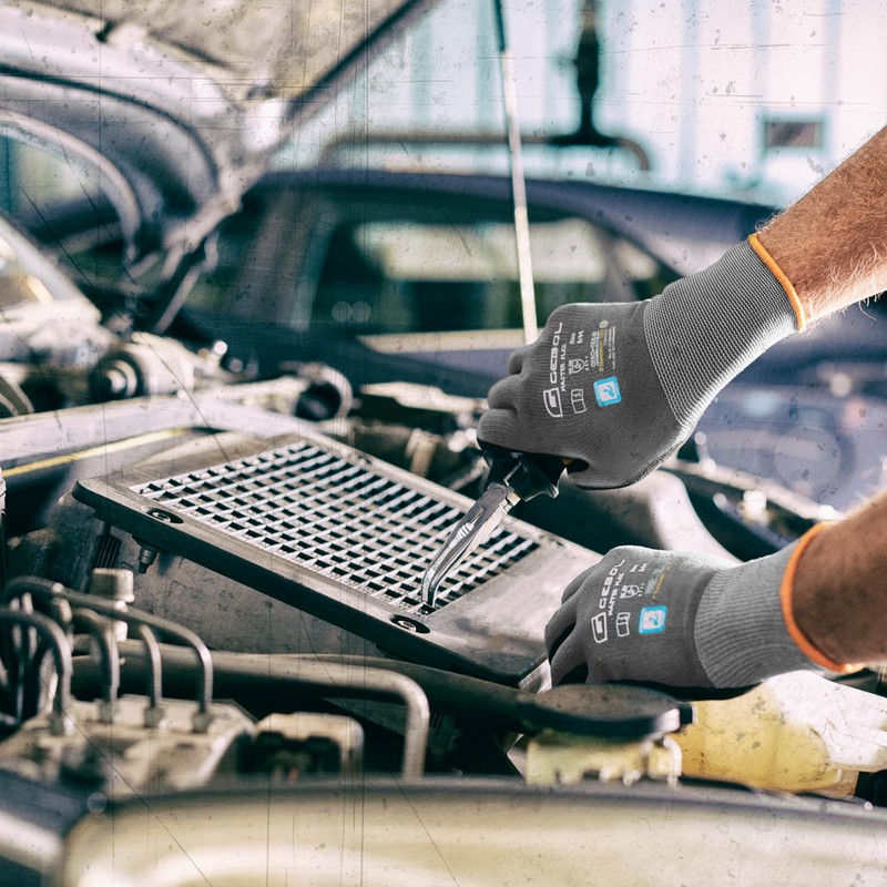 Gebol Master Flex Work Gloves for Universal Use Nitrile Gloves