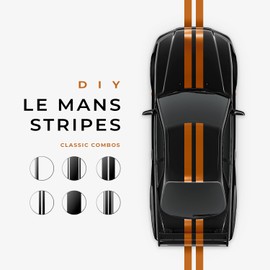 VViViD Satin Copper Chrome Pinstripe Vinyl Tape Roll (4” x 25ft)