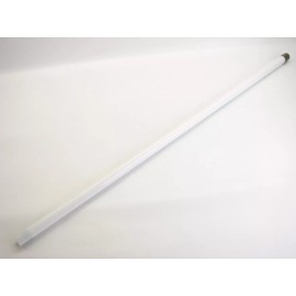 Unbranded/Generic Pendant Light Stem Powder Coated White 5/8" OD X 24" Length 3/8"-Threaded