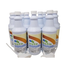 AirX Spray N Go Disinfectant Cleaner And Odor Counteractant - 12 Quart Case