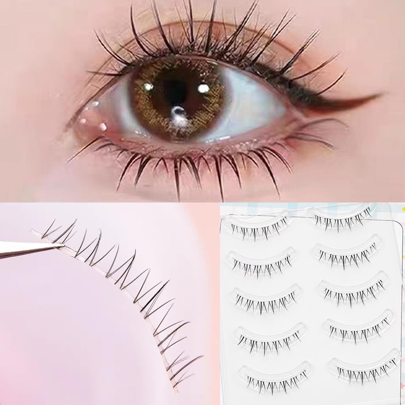 HAPVITAL False Eyelashes for Lower Eyelashes, Natural False Eyelashes, Handmade
