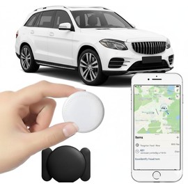 Mini Tracker for Vehicles, Magnetic Car Tracker with Anti-Theft Alerts - Works with Apple Find My (iOS Only), IP65 Waterproof, No Subscription, Hidden Tracking Device for Cars, Bikes, Luggage