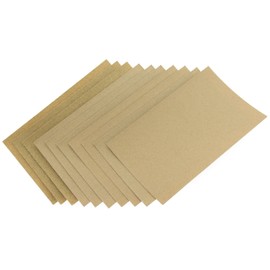 Coral 74200 Abrasive Sandpaper Sheets 10 Pack incl Fine Medium and Coarse Grits, Brown,9x5. 5"