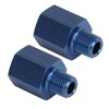 1Pair Pipe Fitting Adapter Blue Perfect Sealing Rustproof 1/8 NPT