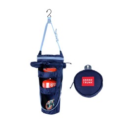 GRAND TRUNK Adventure Shelf Small – 7L Compressible Hanging Organizer for Camping, Travel & Basecamp – Flat Pack Storage System with Buckle/Hook Hanging – Ripstop Nylon