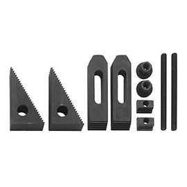 Wabeco Clamping Claw Set 10 Pieces for T-Slot Width 12 mm and Thread M10 Clamping Tool