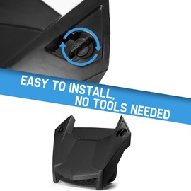 HAKA TOUGH Hood Scoops for Polaris RZR XP 1000 2019-2023, Relacement for OEM# 5454429-632, Hood with Scoop for Polaris XP Turbo Accessories