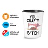 Craft Sewing Shot Glass 1.5oz - You Crafty Bch -