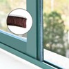 Mohair Door Gap Draft Stopper Weatherstripping - 9x9mm x 5m 5 Meters 2ea