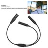 Aviation Headset Adapter GA Dual Plug to Airbus 5 Pin