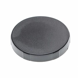 vhbw Front Lens Cap Cover for 45mm Binocular Lenses, Monocular Lens - Snap-On, Black