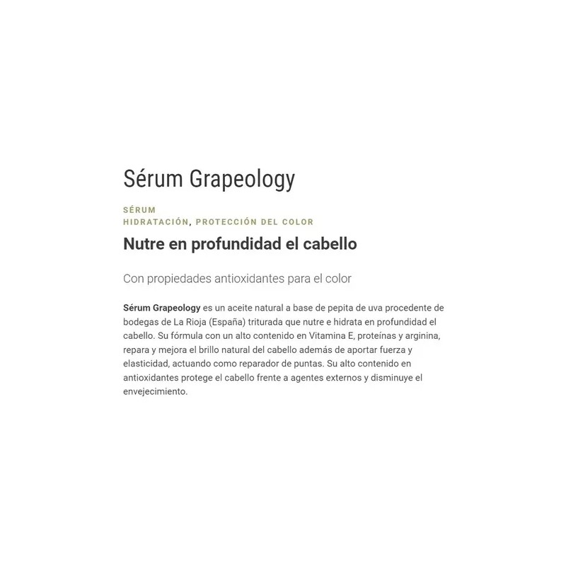 Aceite Grapeology Para El Cabello Salerm Biokera 60 Ml