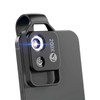 200X Phone Mini Pocket Microscope with LED Light, CPL Lens