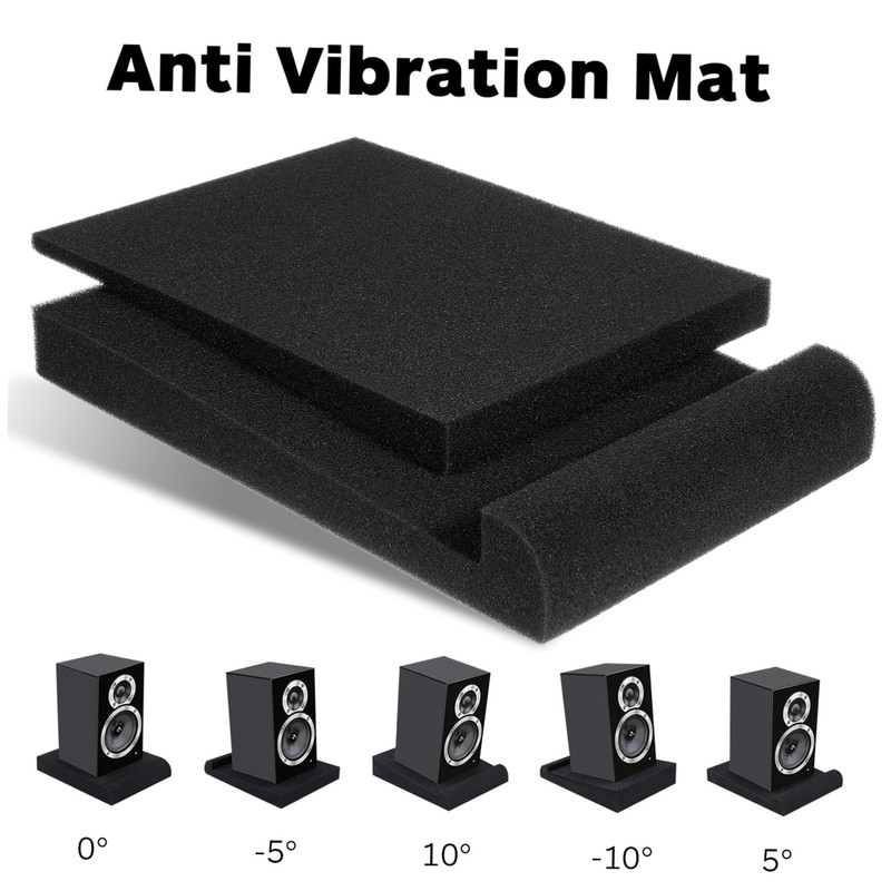 CORHAD Soundproofing Speaker Isolation Pads 2 Pieces Acoustic Foam Proof