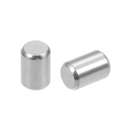 sourcing map Dowel Pin 304 Stainless Steel Shelving Pegs Support Shelves Silver Tone 4 mm x 5 mm Pack of 50