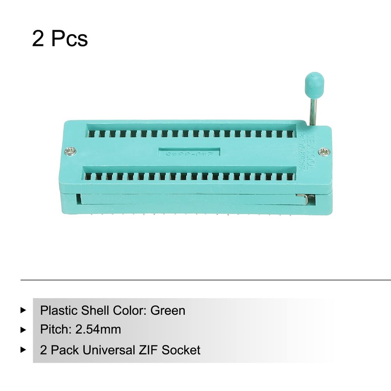 PATIKIL Universal IC Test ZIF Socket 40 Pin 2.54 mm