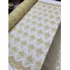 divastyletextiles Pale Yellow Wedding Prom Formal Beaded Lace Fabric -