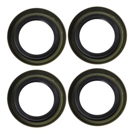 Zafina-UP 2024 Latest Pack of 4 Trailer Axles Grease Seals Replacement 10-19 or 171255TB Double Lip Grease Seal, Spindle Hub Seals Fits 3,500 lb, EZ-Lube Axles and #84 Spindles