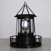 Cabilock Rotating Lighthouse Solar Light Outdoor Garden Beacon Lamp Water