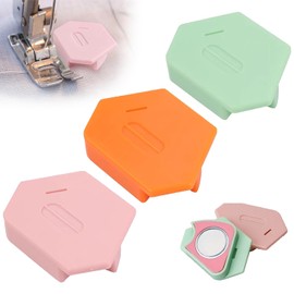 Polygonal Magnetic Sewing Guide, 3 Pieces Hem Guide with Scale, Magnetic Seam Guide, Magnetic Seam Guide, Magnetic Sewing Guide, Hem Guide for Precise Sewing