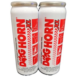 DOG HORN DogHorn XL Refill Canisters (2 Count) Easy Install OEM Part XL Air Horn for Dogs.