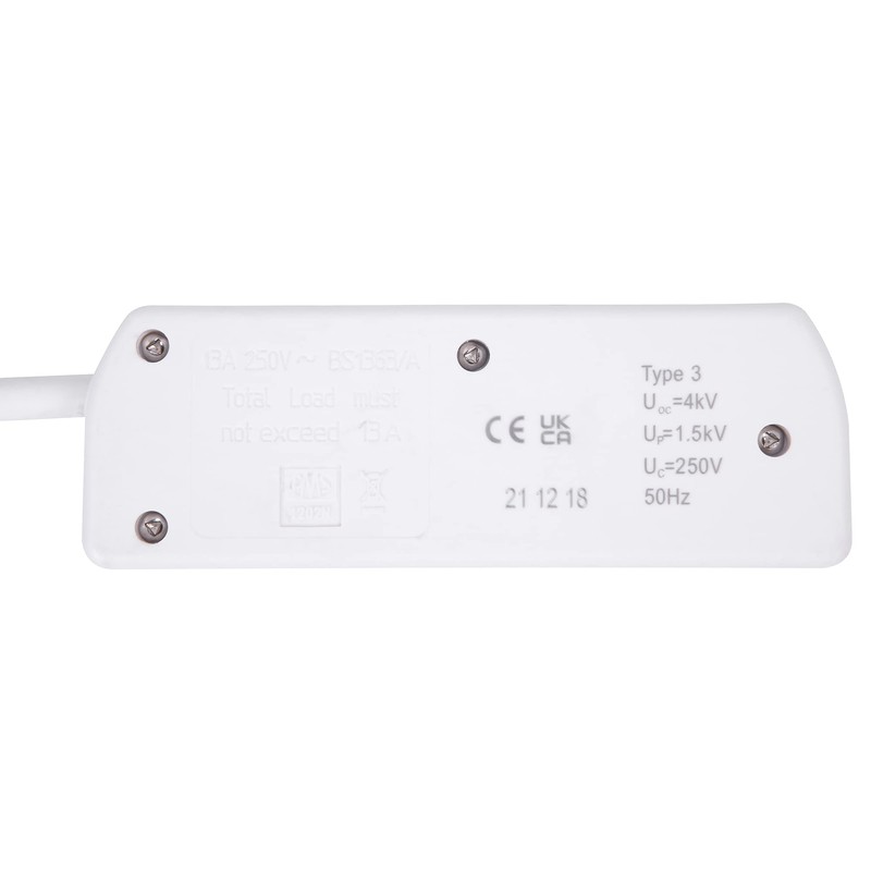 PRO ELEC PRO ELEC PELB1951 2 Gang Surge Protected Extension