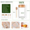 XineYuor Honey Jars, 2 Pieces Honey Pot Glass, Honey Jars
