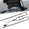 Fervorbeam 2pcs Under Hood Light Strip Kit White 42LEDs Waterproof