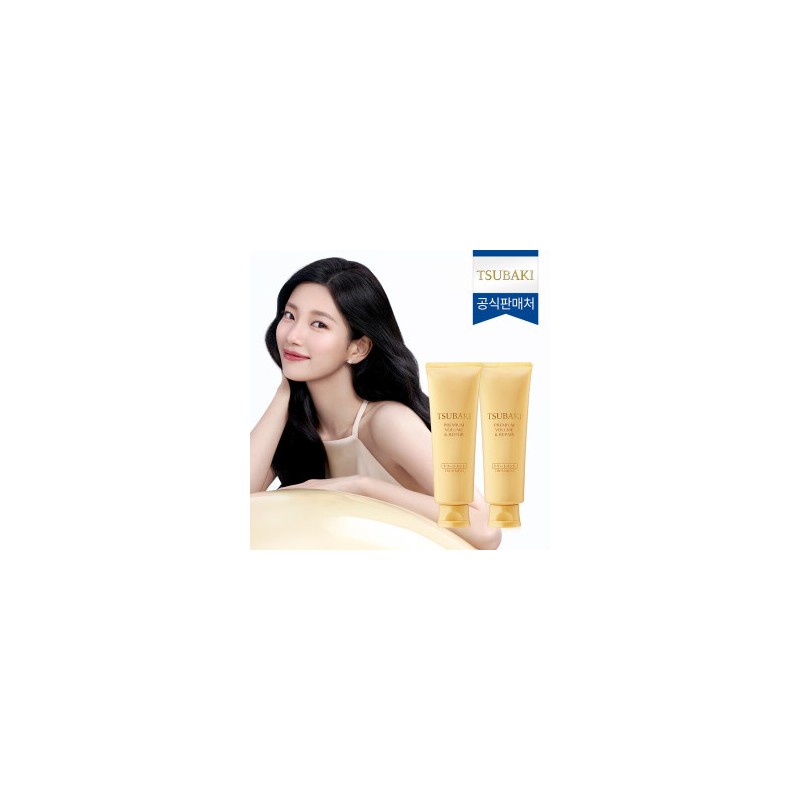 Tsubaki Premium Volume & Repair Treatment 160g, 2 single products