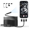 Endoscope Camera with Light, 1920P HD Borescope Inspection Camera with