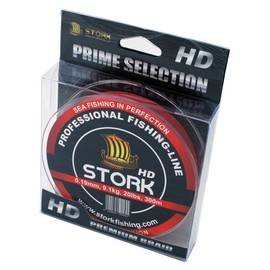 Stork HD, Stork 4-Strand Braided Fishing Line 300m (Red, 15 lbs / 6.8kg / 0.15 mm)