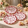 That's Amore Paper Plates, Thats Amore Party Decorations, Red and
