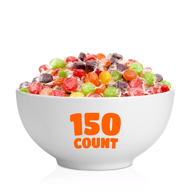 Fruit Discs Hard Candy, Assorted Flavors, 2-Pound Bulk Pack (About