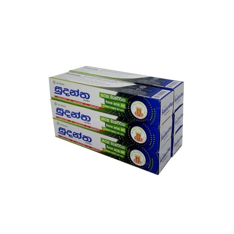 80g x 6 Link Sudantha Herbal Toothpaste Zahncreme