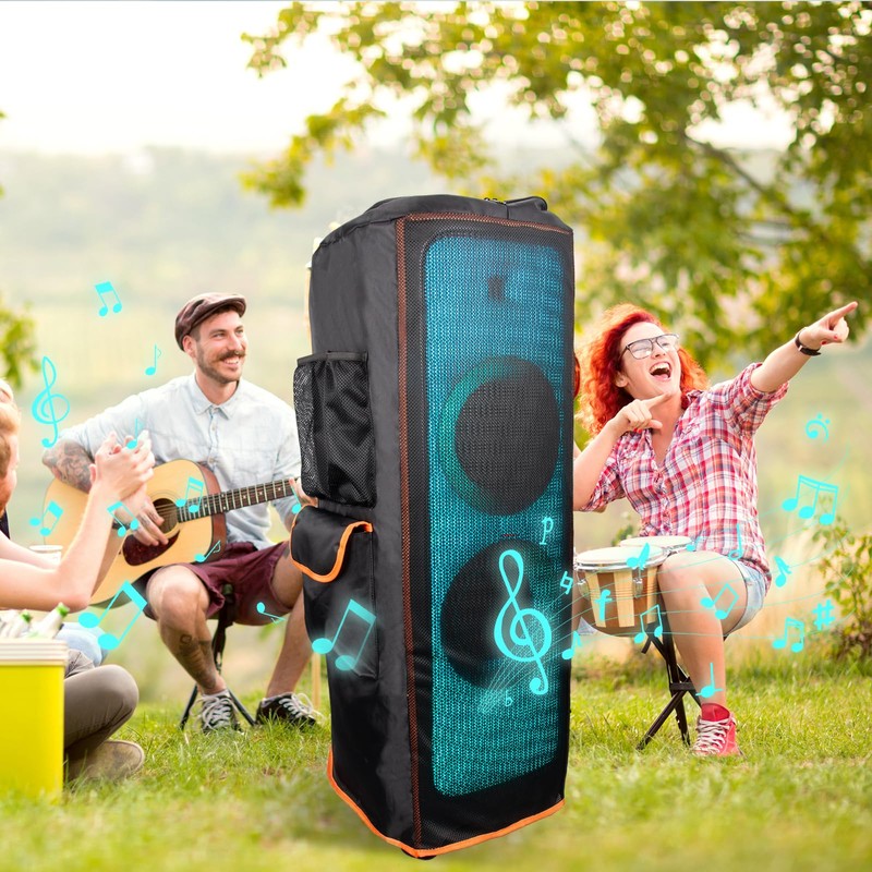 BXAXGX Compatible with JBL PartyBox 1000 Speaker Protective Cover, Double-Layer