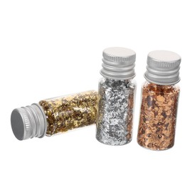 COHEALI 5sets Nail Chrome Sequins Decorative Glitter Nail Kit Foil Flakes for DIY