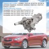 VEHITO Water Pump and Thermostat Kit For 1.4L Engine 2011-2015