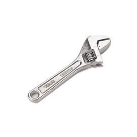 FLZOSPER 4-inch Adjustable Wrench, Forged, Heat Treated, Chrome-Plated