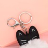 CHROME CRANE WB079 Women's Cat Cat Brushed Fluffy Cute Key
