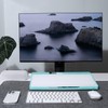 LOUKIN Glass Desktop Whiteboard, 15.3" x 5.6" Dry Erase Desk