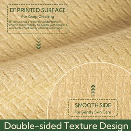 GRANNY SAYS Disposable Face Towels, Bamboo Viscose Face Towelettes Disposable, Biobased Face Towel, Makeup Removing Wipes, Facial Cleansing for Sensitive Skin, 100 Count/2 Box, 8"x10"