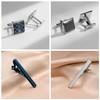 Wynameleri Mens Tie Clips and Cufflinks Set 12 PCS Formal