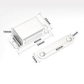 8Pcs Magnetic Doors Catch,Door Magnets,Magnetic Catch,Magnet Door Catch,Magnetic Catches for Cupboards,Cupboard Doors Magnets for Kitchen Wardrobe Closet Cabinet Drawer Latch.