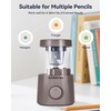 Aniborsa Electric Pencil Sharpener, Helical Blade Automatic Pencil Sharpener, Battery/USB